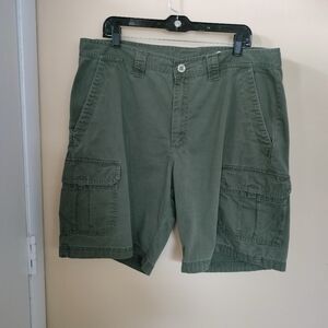 Columbia Mens Olive Green Cargo Shorts Size 38 Outdoors Casual SportWear